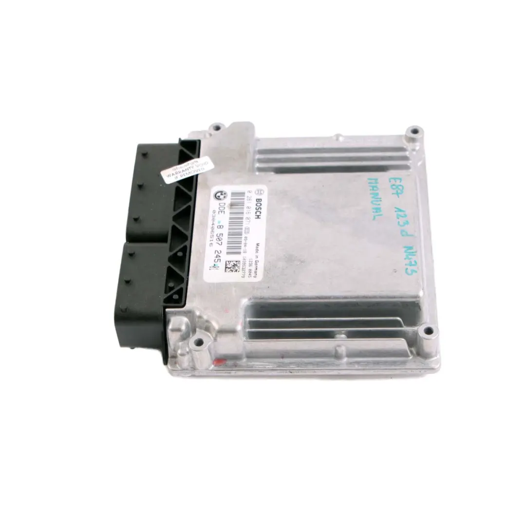 BMW E81 E82 E87 LCI E88 123d Engine N47S ECU Control Unit DDE Manual - SKU 8507245 - Part number 8507245