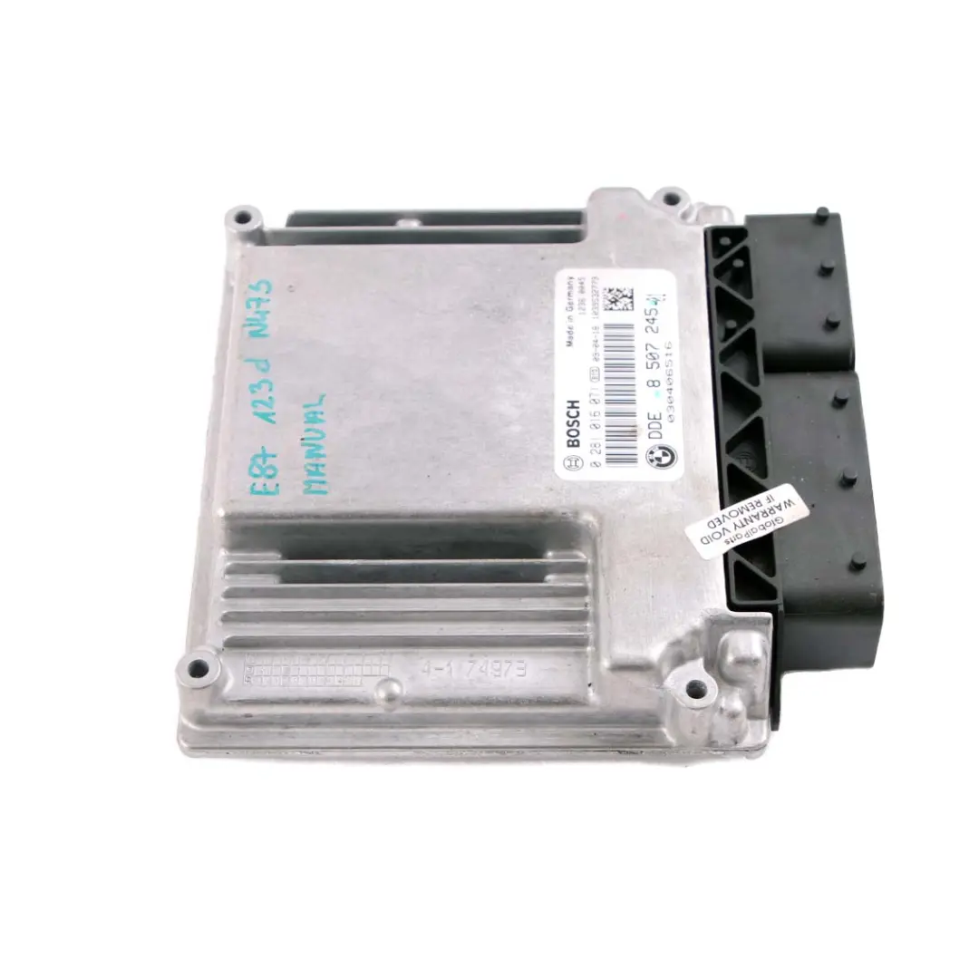 N47S ECU Control Unit DDE Manual to BMW E81 E82 E87 LCI E88 123d Engine with Part number 8507245 BMW E81 E82 E87 LCI E88 123d Engine N47S ECU Control Unit DDE Manual - SKU 8507245 - Part number 8507245