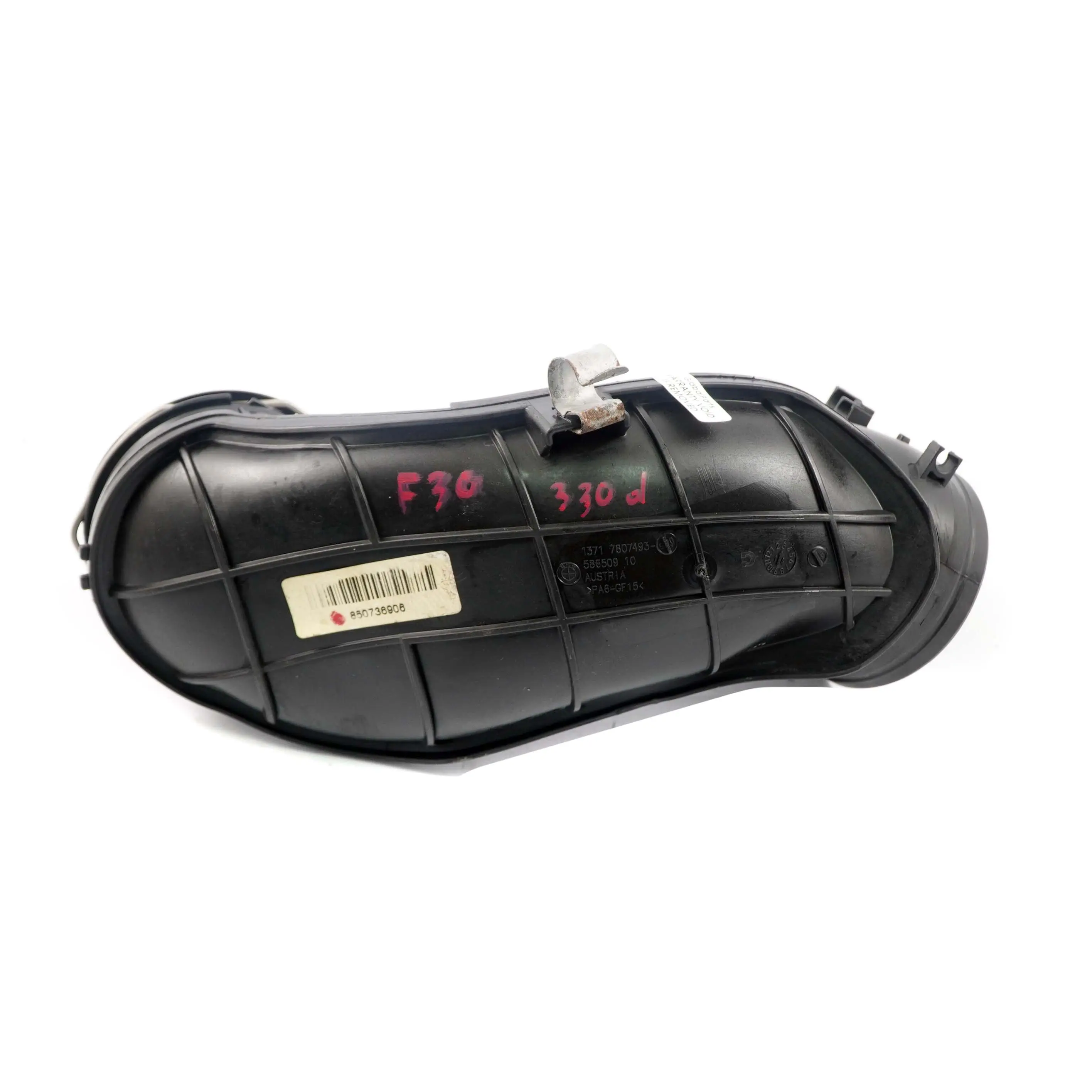 BMW F15 F16 F30 F32 Diesel N57N N57Z Wąż Przewód Rura Powietrza 8507369
