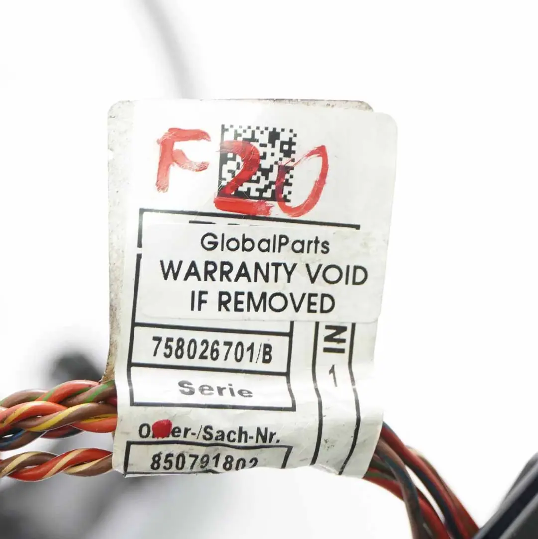  Cableado del motor BMW F20 F30 N47S1 EU5 Loom Módulo Arnés Cable - SKU 8507915 - Número de pieza 8507915