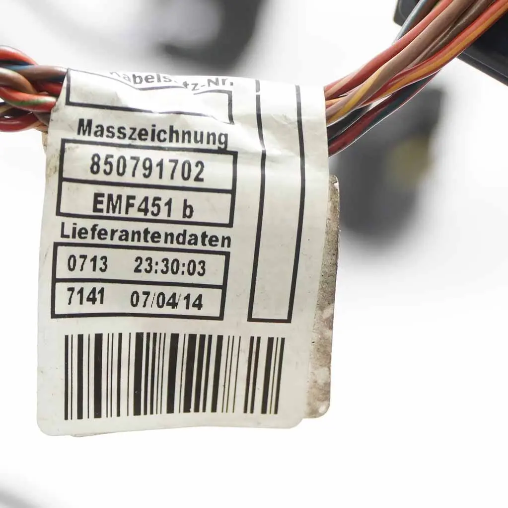  Motor Verkabelung BMW F20 F30 N47S1 EU5 Loom Modul Kabelbaum Kabel - SKU 8507915 - Teilenummer 8507915