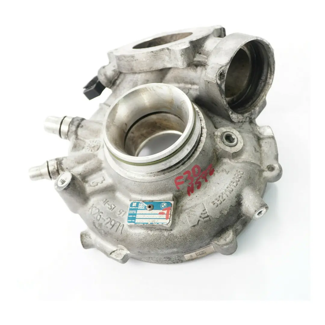 N57Z Turbocompresseur Partie Boîtier d'admission froide côté pour BMW F30 F31 F32 à propos du numéro de pièce 8508092 BMW F30 F31 F32 N57Z Turbocompresseur Partie Boîtier d'admission froide côté - SKU 8508092-1 - Numéro de pièce 8508092