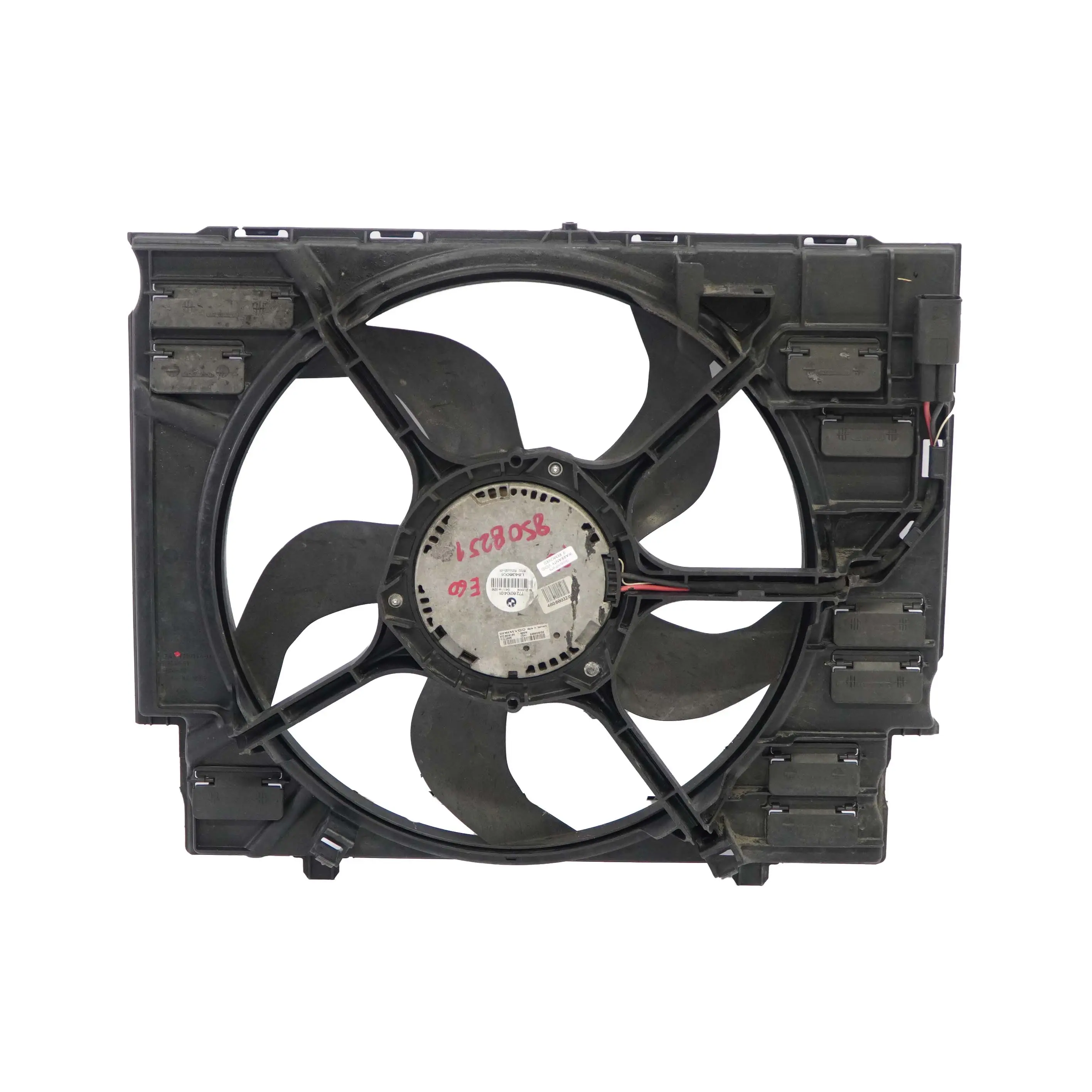 BMW E60 E61 Motore Faffreddamento Radiatore Fan Shroud Alloggiamento 8508251