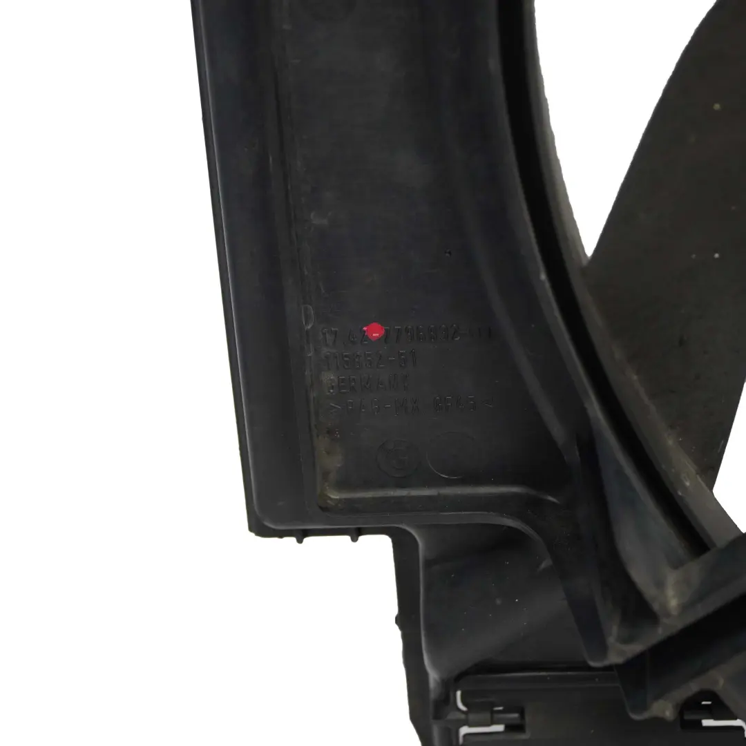 Cooling Radiator Fan Shroud Motor Housing Diesel to BMW E60 E61 Engine with Part number 8508251 BMW E60 E61 Engine Cooling Radiator Fan Shroud Motor Housing Diesel - SKU 8508251 - Part number 8508251