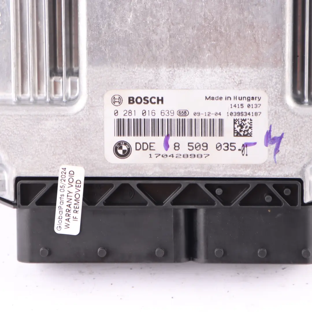 BMW X5 E70 3.0d M57N2 235HP Engine Module ECU KIT DDE CAS3 + Key - SKU 8509035-4 - Part number 8509035