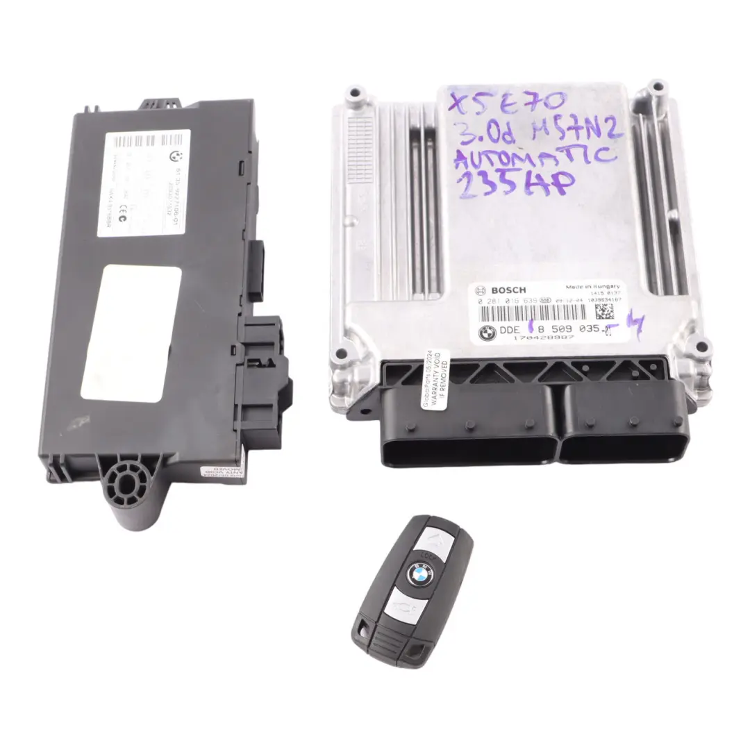 BMW E60 LCI 530d X5 E70 3.0d M57N2 Engine Control Unit ECU DDE Automatic - SKU 8509035 - Part number 8509035