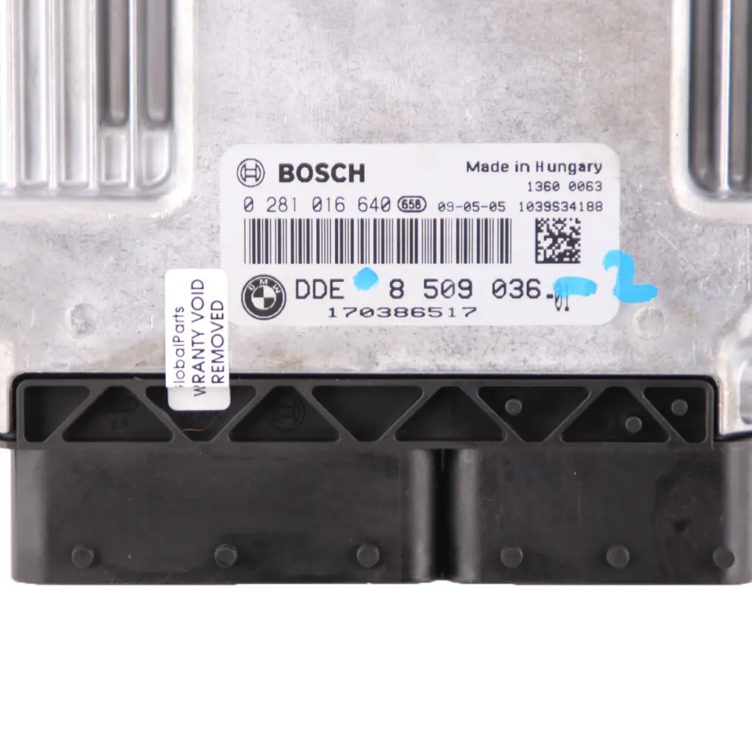 BMW X6 E71 35dX M57N2 286HP Engine ECU Unit DDE CAS3 Key Automatic - SKU 8509036-2 - Part number 8509036