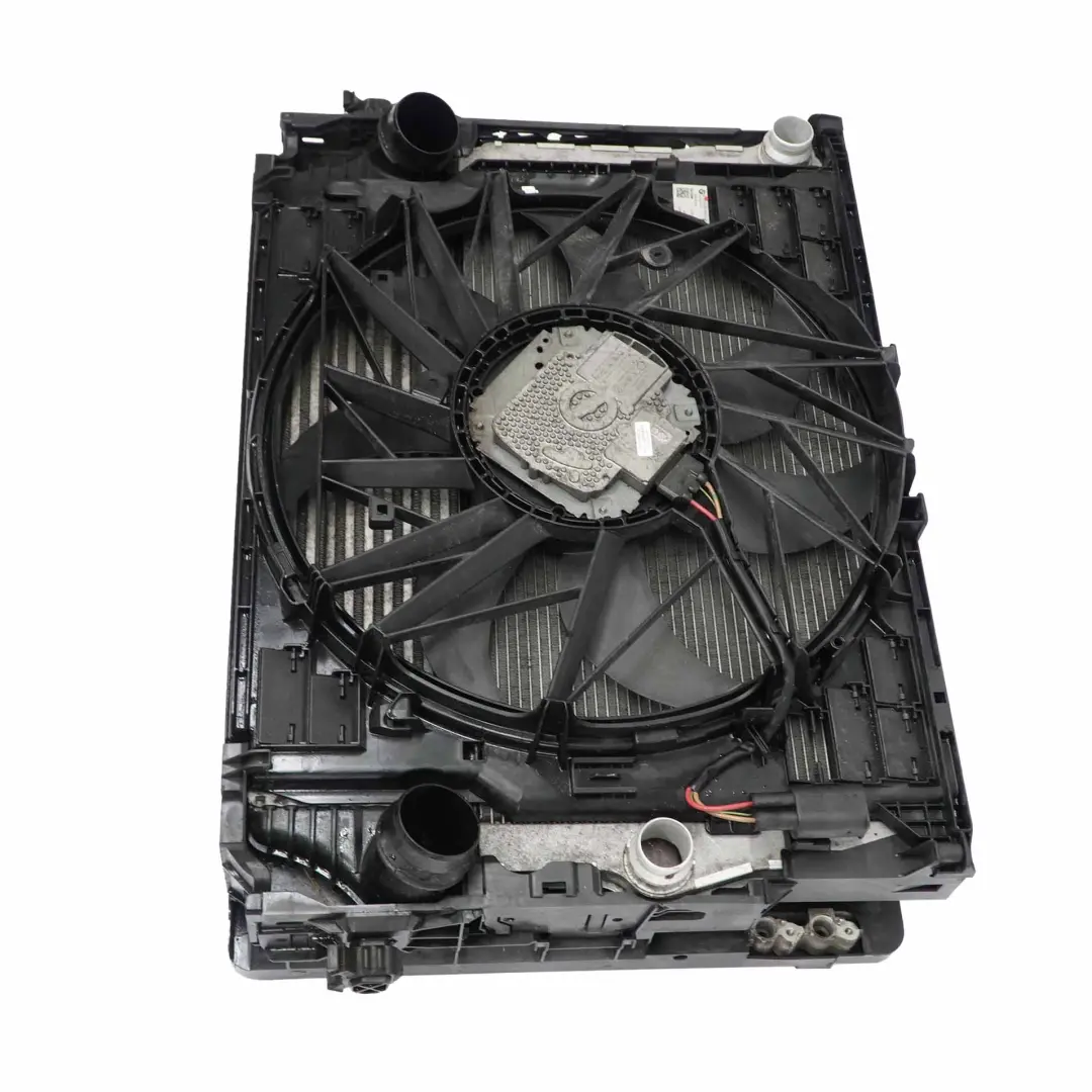 Cooling Radiator BMW F10 F11 Radiator Pack Fan Shroud 400W to Engine with Part number 8509740 Engine Cooling Radiator BMW F10 F11 Radiator Pack Fan Shroud 400W - SKU 8509740-3 - Part number 8509740