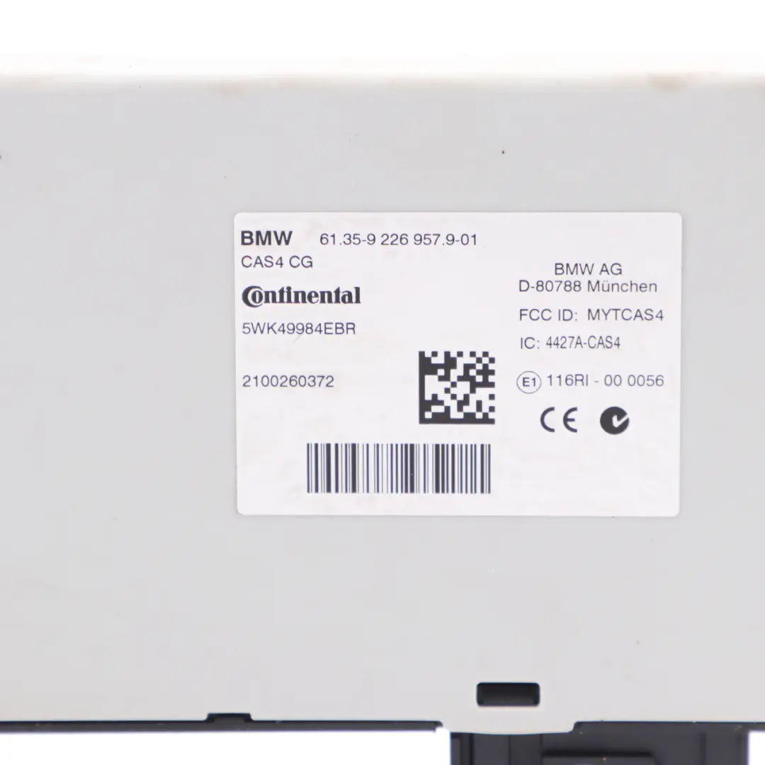 BMW F01 740d N57S Engine Control Unit ECU Kit DME CAS4 Key Automatic - SKU 8509758-1 - Part number 8509758