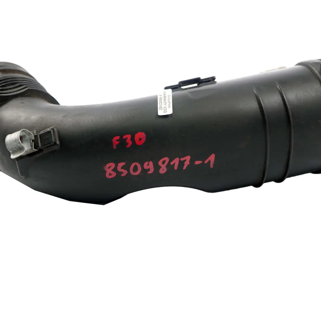 335dX 435dX N57Z Intake Duct Silencer Fuel Air Box Pipe to BMW F30 F31 F32 with Part number 8509817 BMW F30 F31 F32 335dX 435dX N57Z Intake Duct Silencer Fuel Air Box Pipe - SKU 8509817-1 - Part number 8509817