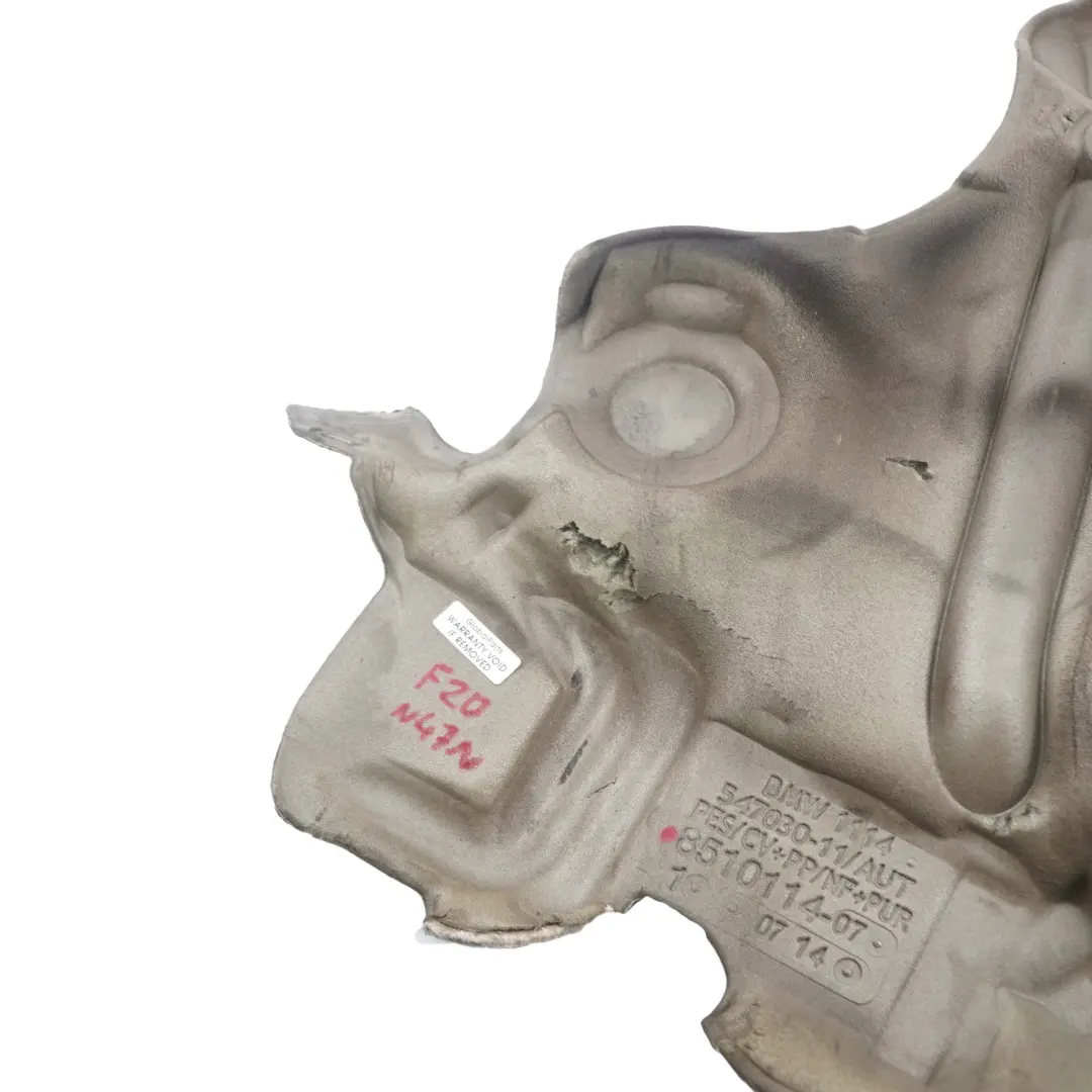 BMW F20 F21 F30 F31 N47N Cache acoustique avant du moteur - SKU 8510114 - Numéro de pièce 8510114