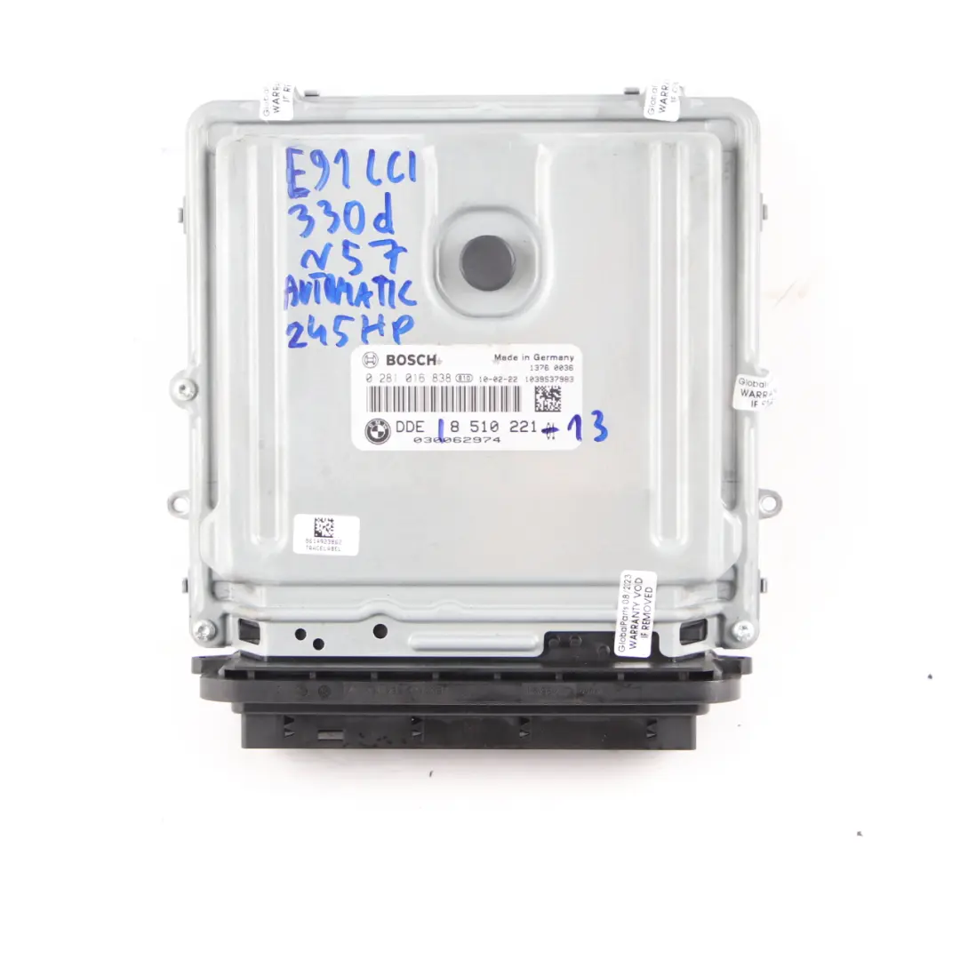 BMW E90 E91 LCI E92 330d Diesel N57 245HP ECU Engine Kit DDE CAS3 + Key - SKU 8510221-14 - Part number 8510221