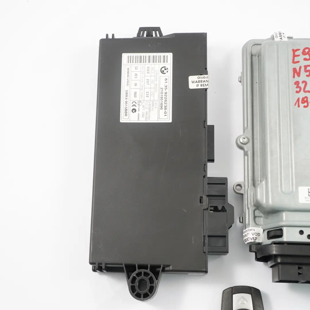 BMW E90 E91 LCI E92 325d Diesel N57 204HP ECU Engine Kit DDE CAS3 + Key - SKU 8510221-1 - Part number 8510221