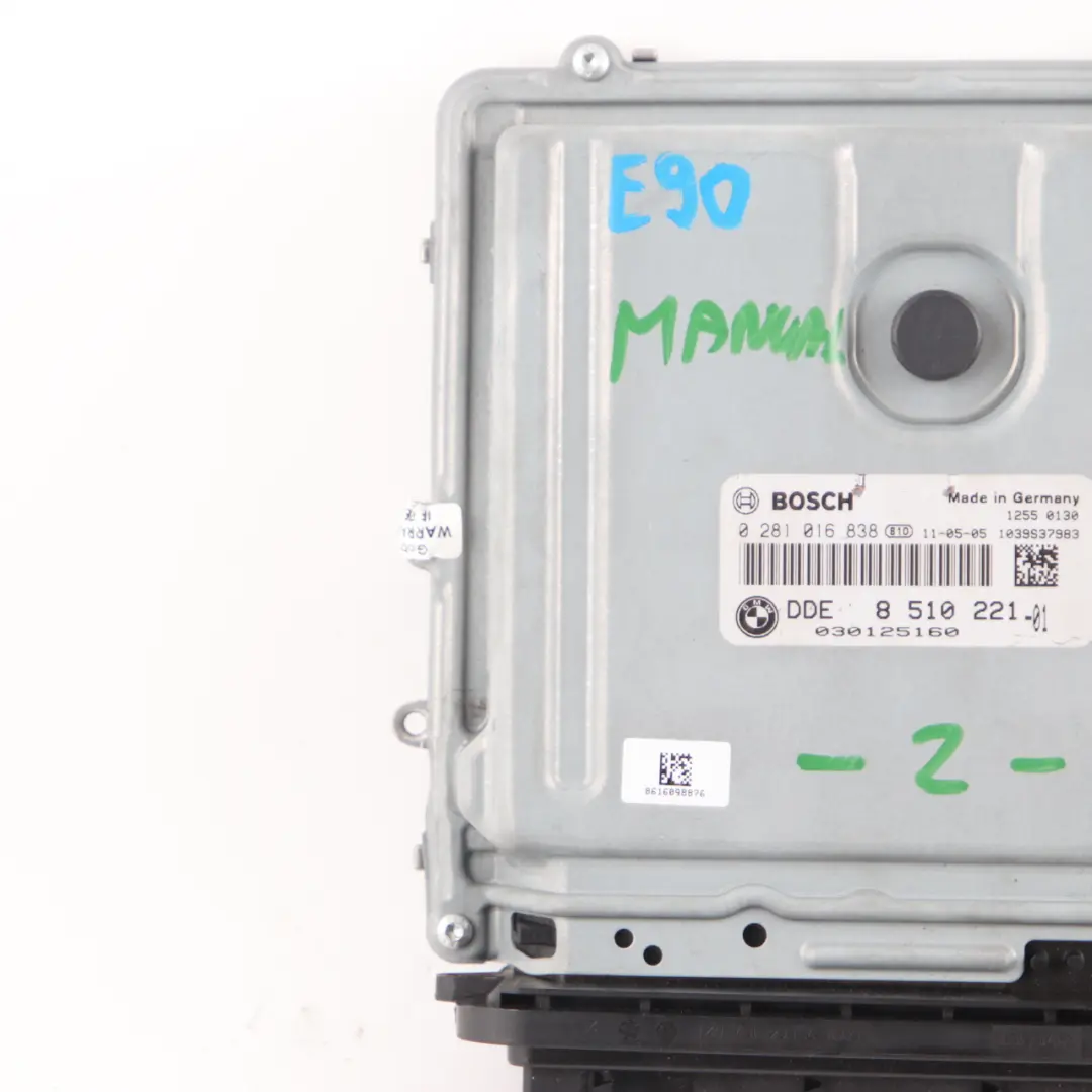 BMW E90 E91 LCI E92 330d Diesel N57 245HP ECU Engine Module DDE Manual - SKU 8510221-7 - Part number 8510221