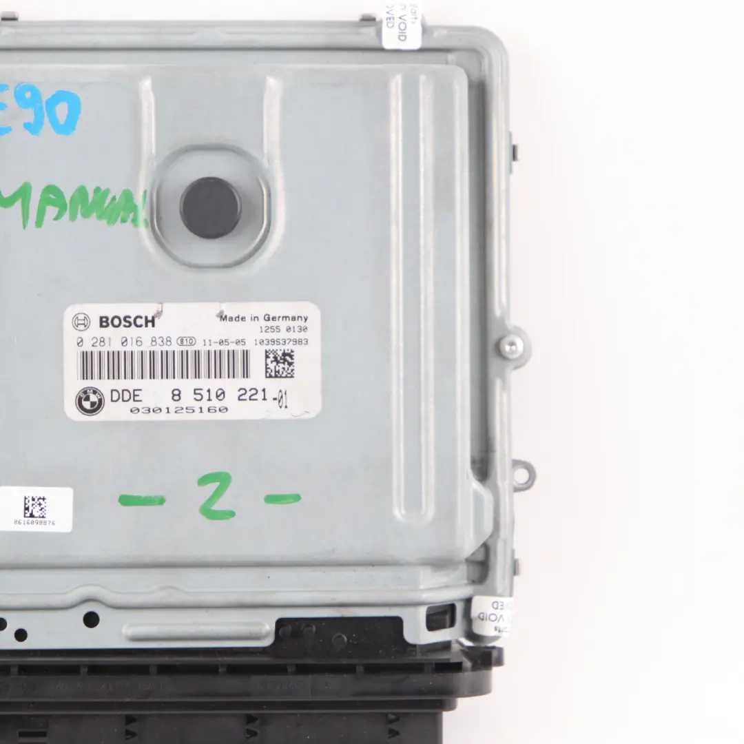 N57 245HP ECU Engine Module DDE Manual to BMW E90 E91 LCI E92 330d Diesel with Part number 8510221 BMW E90 E91 LCI E92 330d Diesel N57 245HP ECU Engine Module DDE Manual - SKU 8510221-7 - Part number 8510221