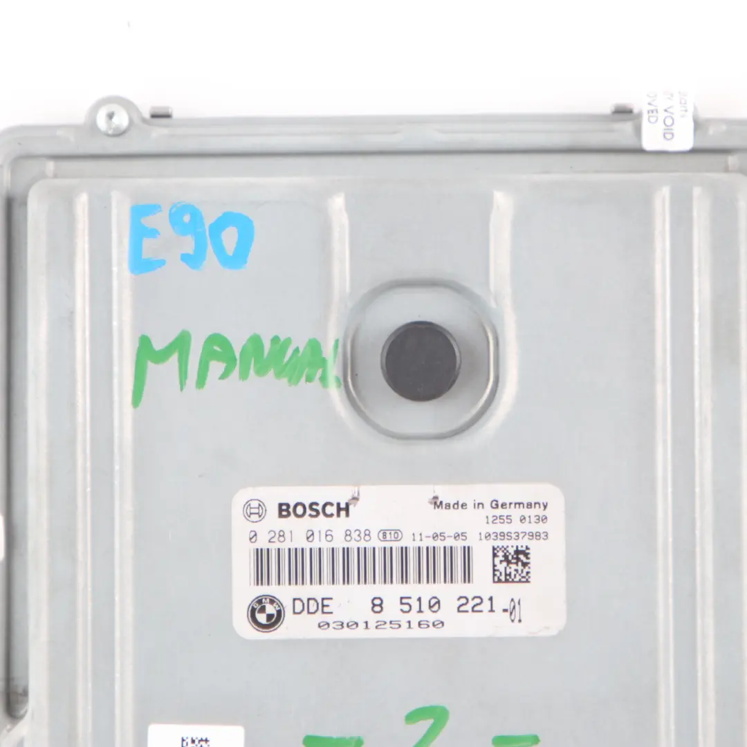 BMW E90 E91 LCI E92 330d Diesel N57 245HP ECU Engine Module DDE Manual - SKU 8510221-7 - Part number 8510221