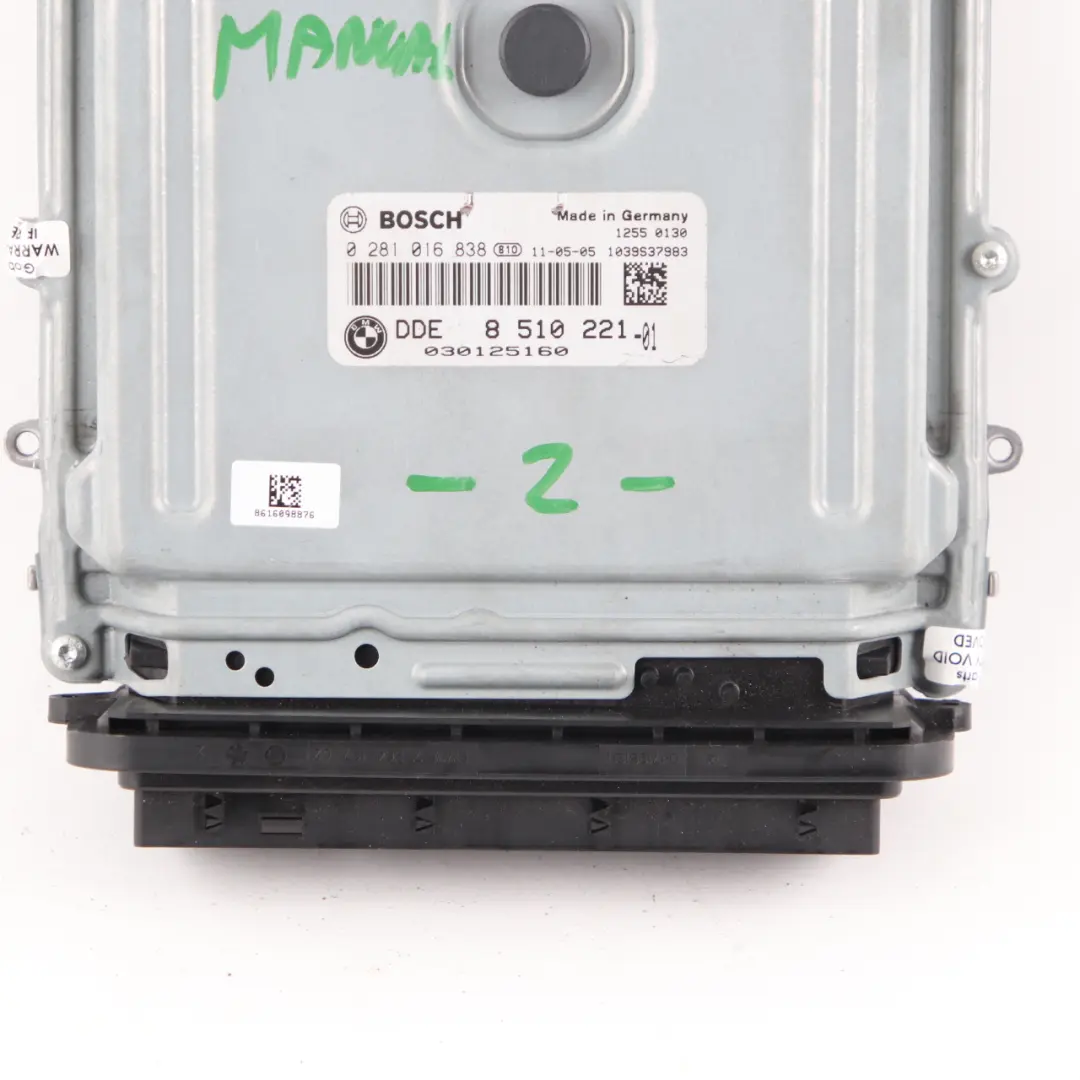 N57 245HP ECU Engine Module DDE Manual to BMW E90 E91 LCI E92 330d Diesel with Part number 8510221 BMW E90 E91 LCI E92 330d Diesel N57 245HP ECU Engine Module DDE Manual - SKU 8510221-7 - Part number 8510221