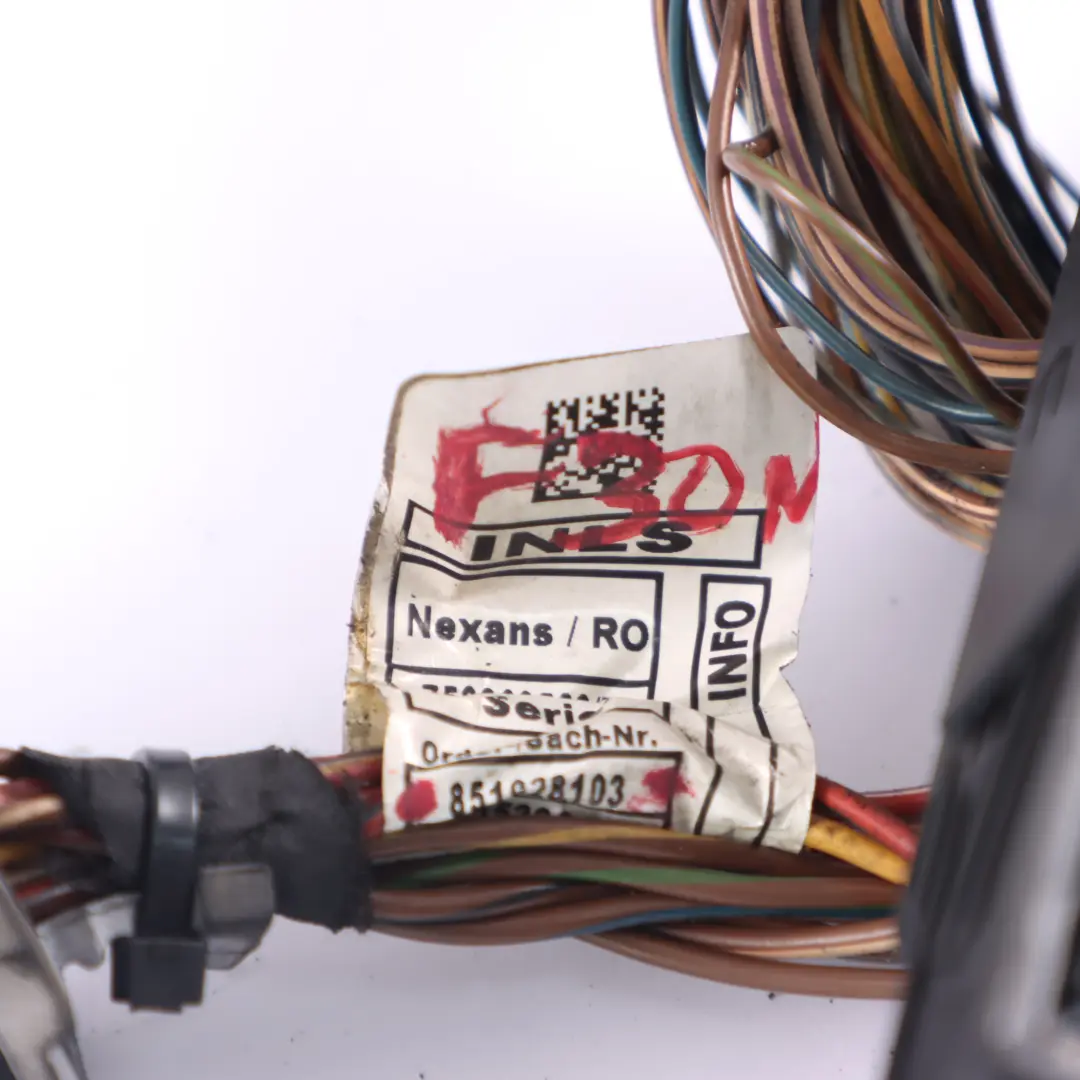 N57N Faisceau De Cables pour BMW F30 F31 F32 F36 330d 430d à propos du numéro de pièce 8510281 BMW F30 F31 F32 F36 330d 430d N57N Faisceau De Cables - SKU 8510281 - Numéro de pièce 8510281