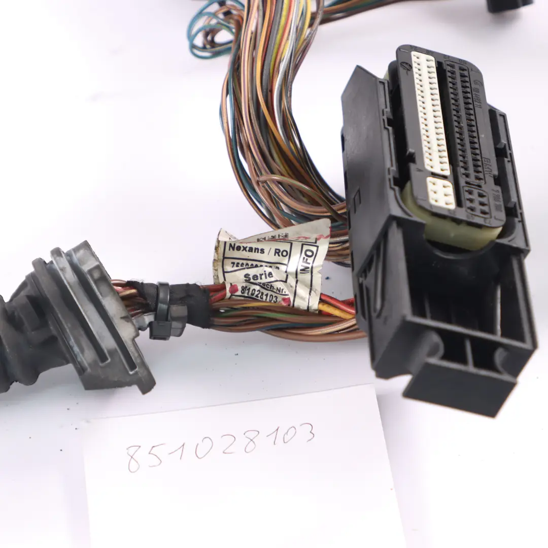N57N Loom Harness Cable Cableado motor para BMW F30 F31 F32 F36 330d 430d con número de pieza 8510281 BMW F30 F31 F32 F36 330d 430d N57N Loom Harness Cable Cableado motor - SKU 8510281 - Número de pieza 8510281