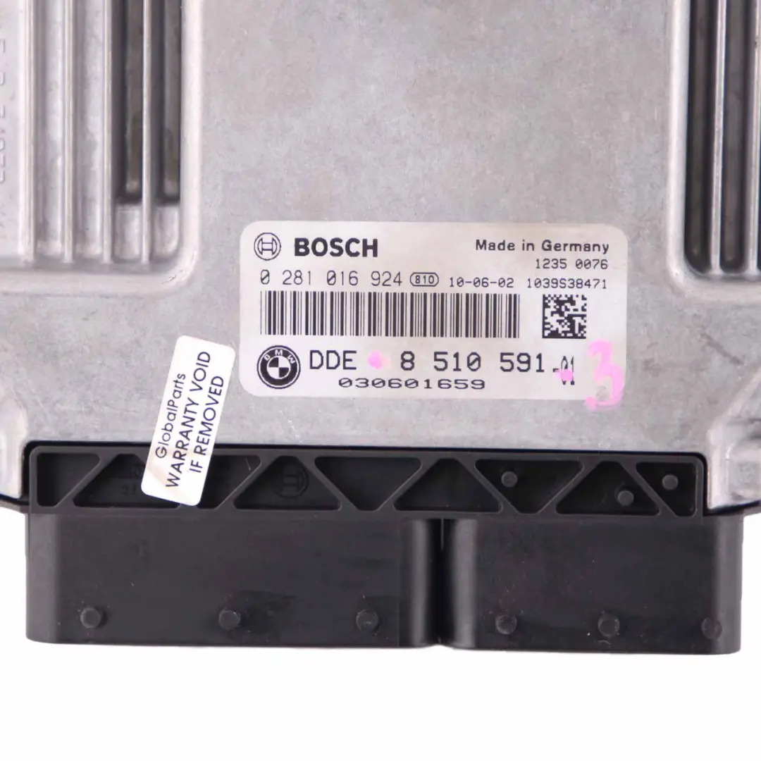 BMW E81 E87 E90 LCI 120d 320d N47 ECU Kit DDE CAS3 Schlüssel Automatik - SKU 8510591-3 - Teilenummer 8510591