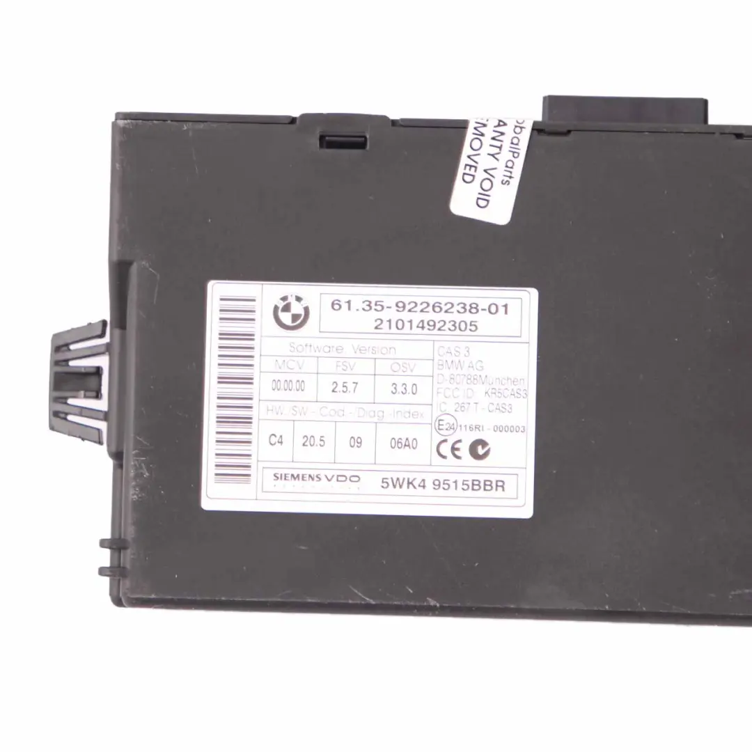 BMW E81 E87 E90 LCI 120d 320d N47 ECU Kit DDE CAS3 + Key Automatic - SKU 8510591-3 - Part number 8510591