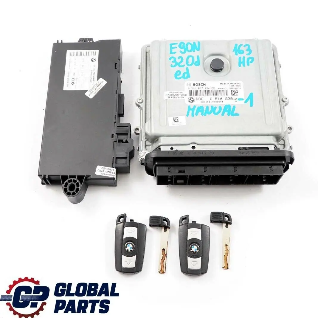N47N 320d edition 163HP ecu Kit Commande Dde CAS3+ BMW E90 LCI - SKU 8510829-1 - Numéro de pièce 8510829