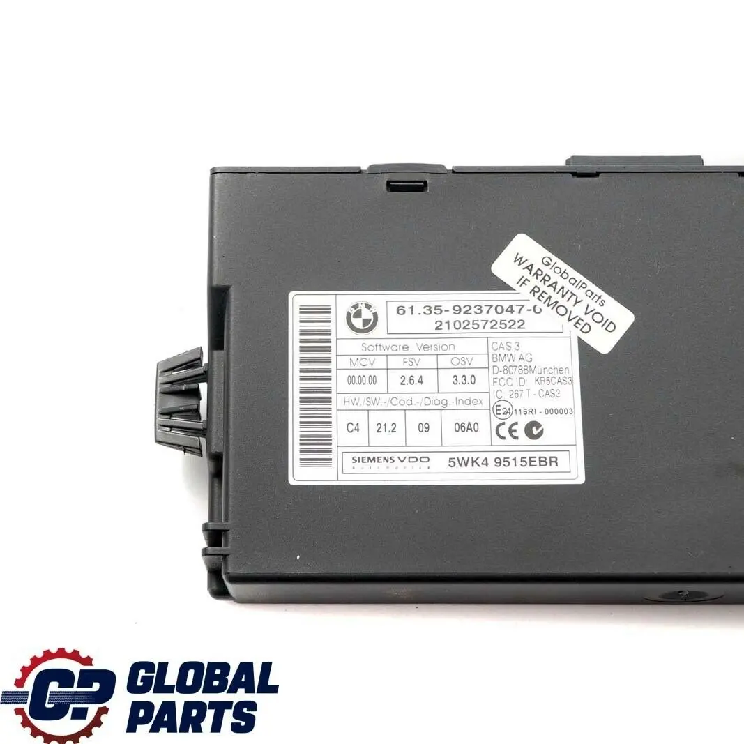 N47N 320ed 320d ed 163HP ECU KIT DDE CAS3 + Keys Manual BMW E90 E91 LCI - SKU 8510829-1 - Part number 8510829