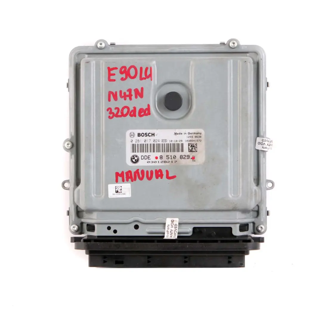 BMW E90 E91 LCI N47N 320ed 320d ed 163HP ECU Engine Control DDE Manual - SKU 8510829 - Part number 8510829