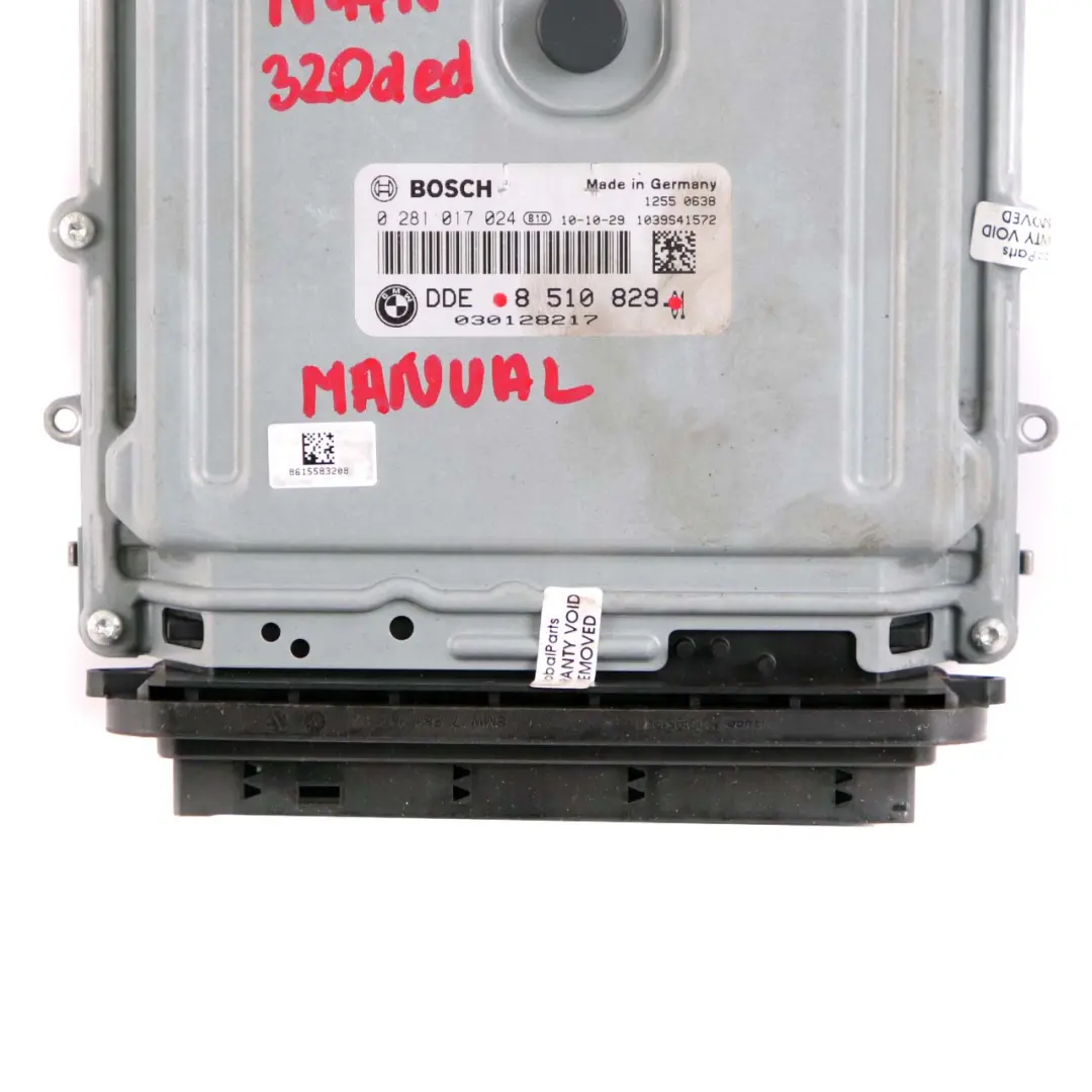 BMW E90 E91 LCI N47N 320Ed 320D Ed 163HP ECU Controllo Motore Manuale - SKU 8510829 - Numero di parte 8510829