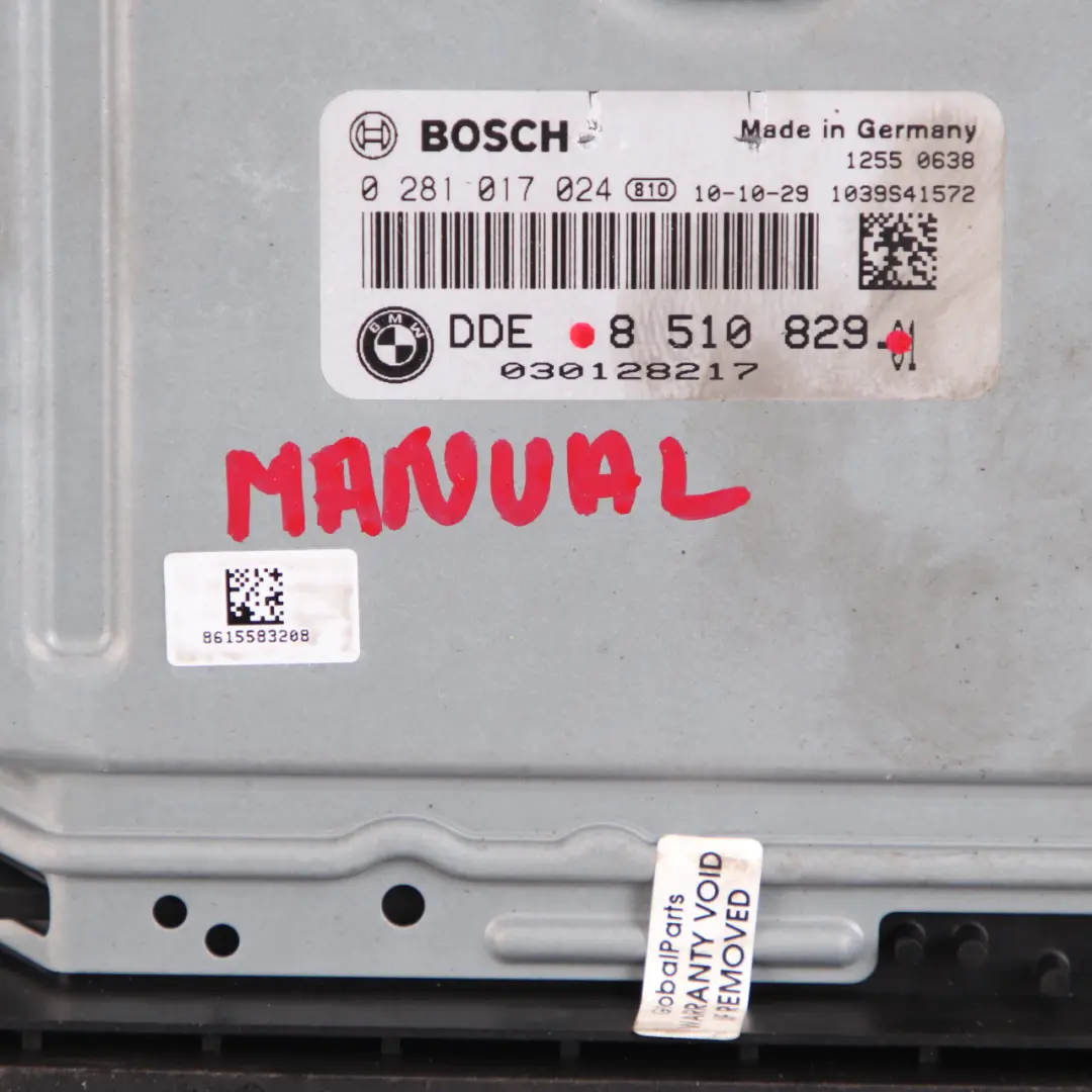 BMW E90 E91 LCI N47N 320ed 320d ed 163HP ECU Engine Control DDE Manual - SKU 8510829 - Part number 8510829