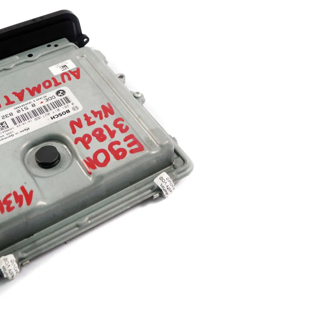 BMW E90 E91 LCI 318d N47N 143PS ECU Steuergerät DDE Automatikgetriebe - SKU 8510832 - Teilenummer 8510832