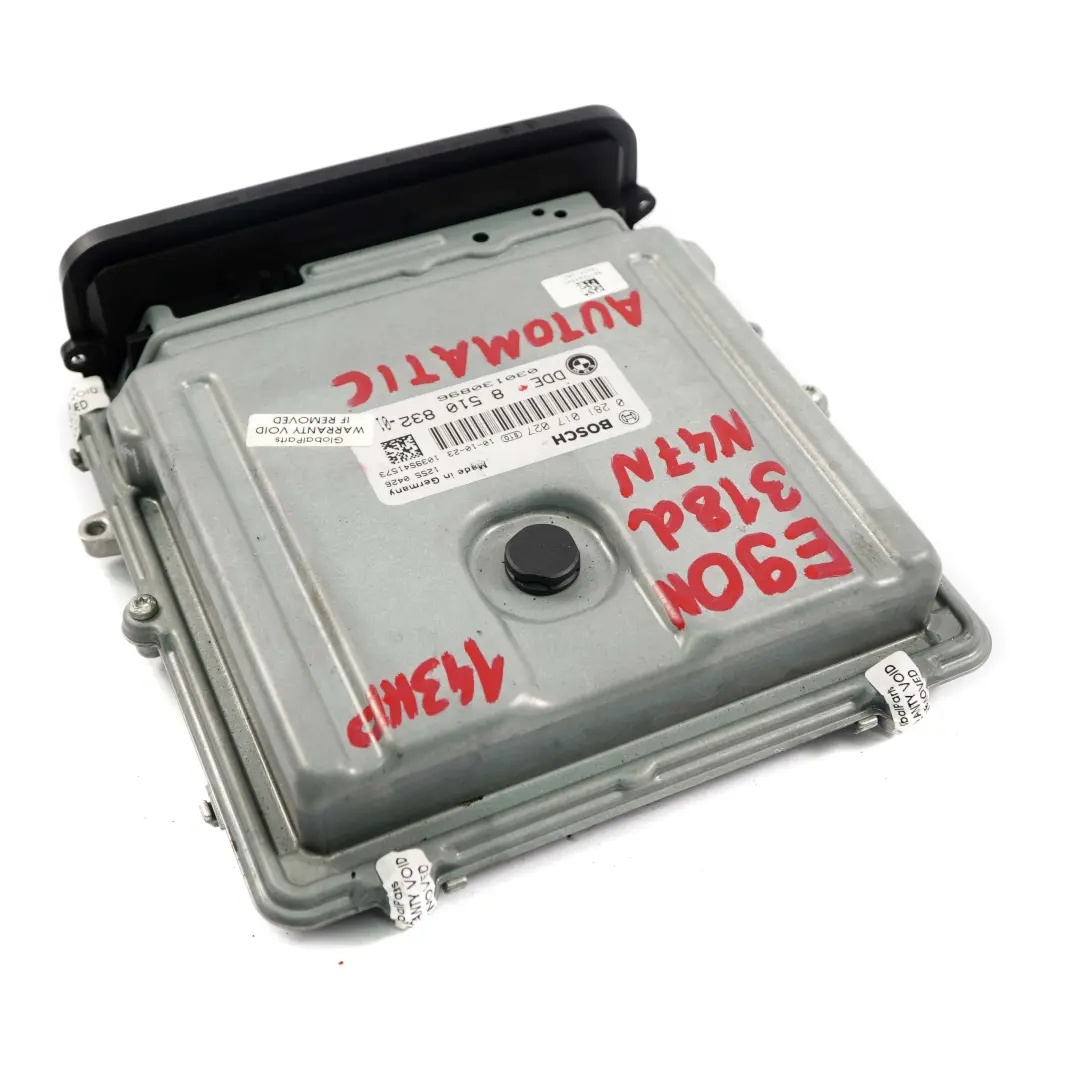 N47N 318d 143HP Unidad Control Motor ECU DDE Automático para BMW E90 E91 LCI con número de pieza 8510832 BMW E90 E91 LCI N47N 318d 143HP Unidad Control Motor ECU DDE Automático - SKU 8510832 - Número de pieza 8510832