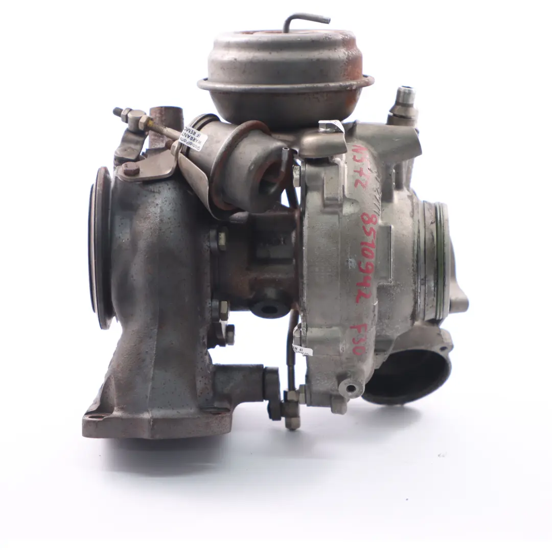 BMW F30 F31 F32 F10 335dX 435dX 535d N57Z Turbocompresor diesel - SKU 8510942 - Número de pieza 8510942