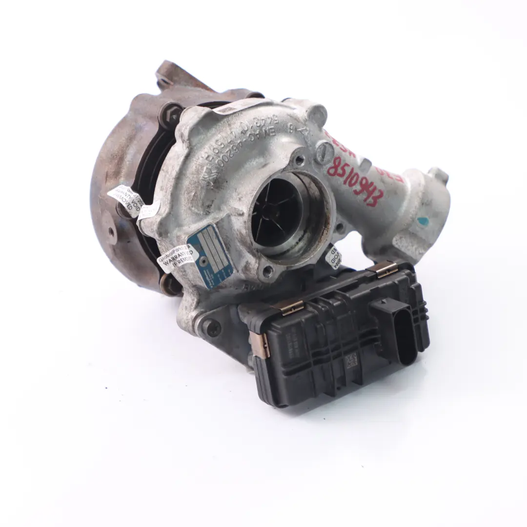 Turbocharger BMW F30 F31 F32 F10 335dX 435dX 535d N57Z Diesel Turbo to with Part number 8510943 Turbocharger BMW F30 F31 F32 F10 335dX 435dX 535d N57Z Diesel Turbo - SKU 8510943 - Part number 8510943