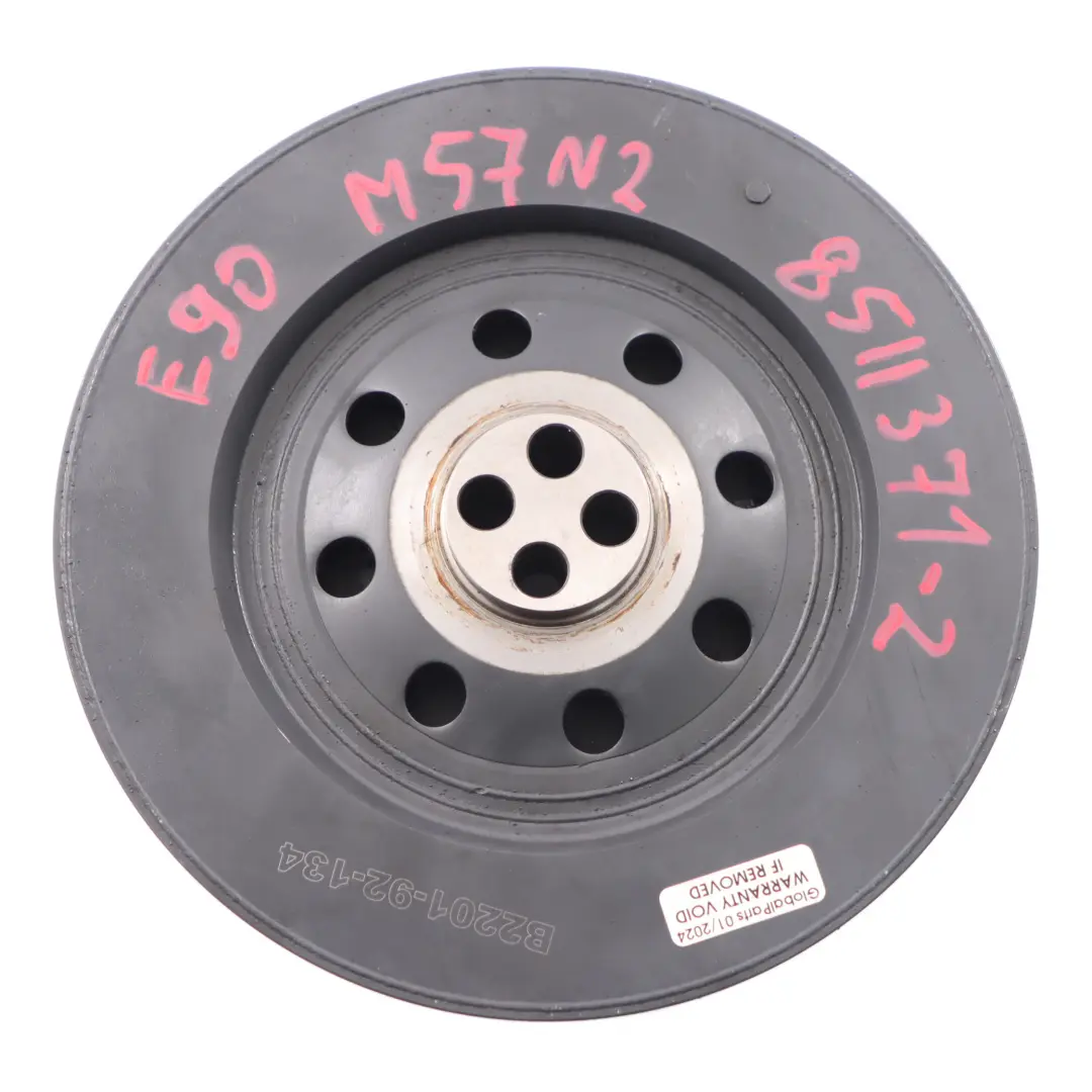 BMW X5 E53 E70 E60 X3 E83 E90 M57N M57N2 Crankshaft Pulley Vibration Damper - SKU 8511371-2 - Part number 8511371