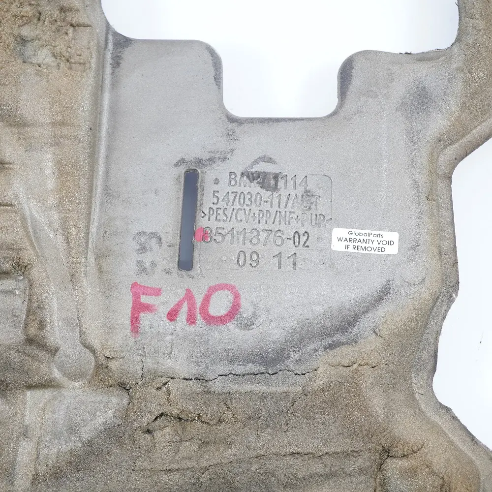  Copertura schiuma acustica BMW F10 F11 Motore Diesel Isolamento acustico 520d - SKU 8511376 - Numero di parte 8511376
