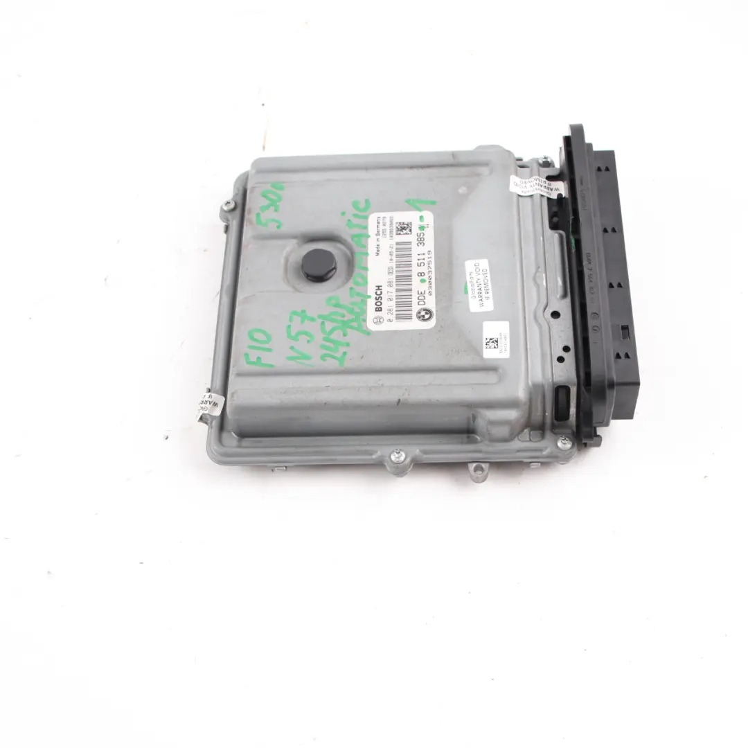 N57 245HP Unità controllo motore Modulo DDE 8511385 Automatico per BMW F10 F11 530d con numero di parte 8513161 BMW F10 F11 530d N57 245HP Unità controllo motore Modulo DDE 8511385 Automatico - SKU 8511385-1 - Numero di parte 8513161