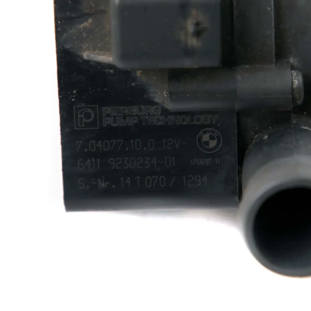 Water Coolant Pump BMW F01 F07 F10 F11 LCI Auxiliary Engine 9230234 to with Part number 8511748 Water Coolant Pump BMW F01 F07 F10 F11 LCI Auxiliary Engine 9230234 - SKU 8511748 - Part number 8511748