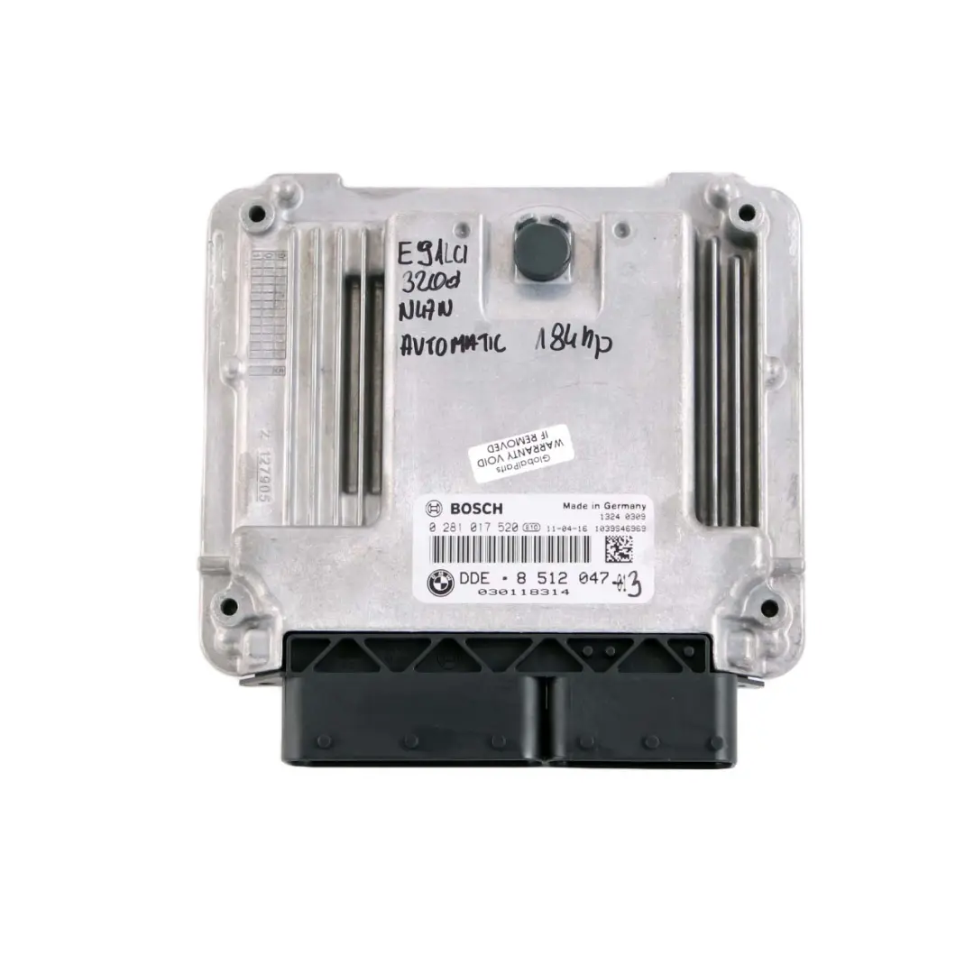 N47N 320d ECU Kit Basic DDE Control Unit + CAS3 + Key to BMW E90 E91 LCI with Part number 8512047 BMW E90 E91 LCI N47N 320d ECU Kit Basic DDE Control Unit + CAS3 + Key - SKU 8512047-3 - Part number 8512047