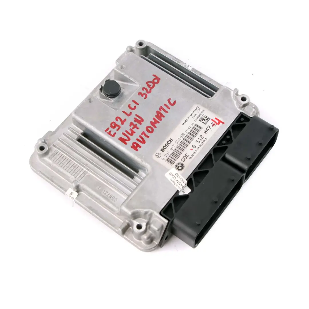 N47N 320D 184 CV Centralina Motore ECU DDE Automatica per BMW E90 E91 LCI con numero di parte 8512047 BMW E90 E91 LCI N47N 320D 184 CV Centralina Motore ECU DDE Automatica - SKU 8512047-4 - Numero di parte 8512047