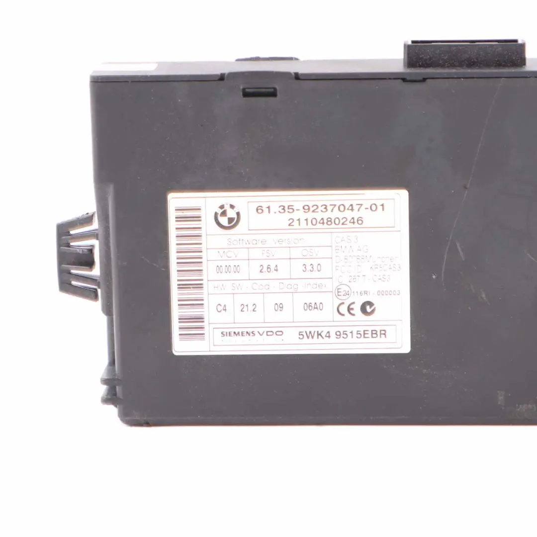 BMW Reihe E90 E91 LCI N47N 320d Grundsteuergerät DDE CAS 3 Schlüssel 851204 - SKU 8512047-6 - Teilenummer 8512047