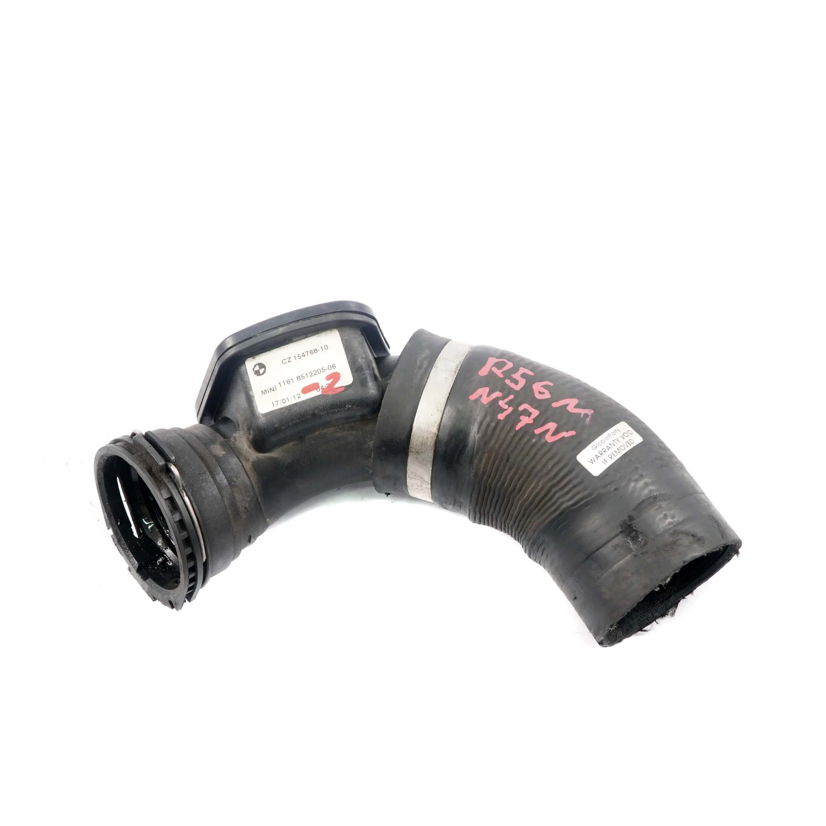 Tubo Aria Mini R55 R56 LCI Diesel N47N Turbo Aria Carica Linea Tubo 8512205