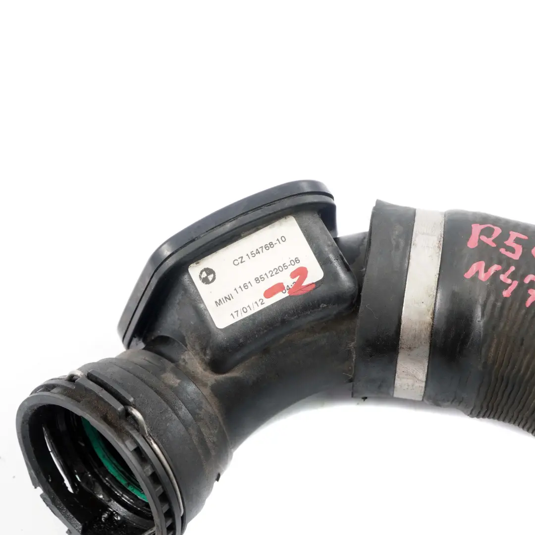 N47N Rura Przewód Doładowania do Mini R55 R56 LCI o numerze 8512205 Mini R55 R56 LCI N47N Rura Przewód Doładowania - SKU 8512205-2 - Numer Części 8512205