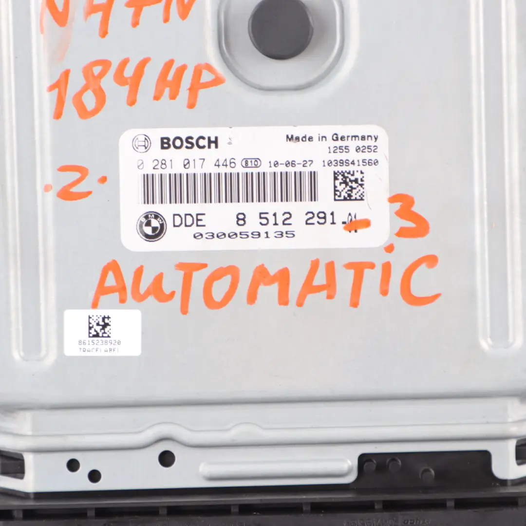 BMW E90 LCI N47N 320d 184HP ECU KIT DDE CAS 3 Key Automatic - SKU 8512291-3 - Part number 8512291