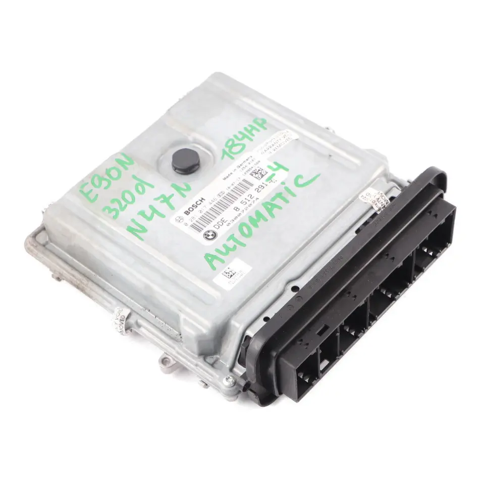 N47N 320d 184HP ECU Engine Unit DDE Automatic to BMW E90 E91 LCI with Part number 8512291 BMW E90 E91 LCI N47N 320d 184HP ECU Engine Unit DDE Automatic - SKU 8512291-4 - Part number 8512291