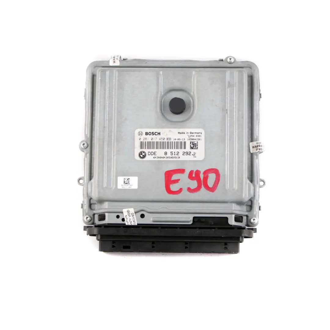 N47N 318d 143HP Unità controllo motore ECU DDE 8510832 Manuale per BMW E90 E91 LCI con numero di parte 8512292 BMW E90 E91 LCI N47N 318d 143HP Unità controllo motore ECU DDE 8510832 Manuale - SKU 8512292 - Numero di parte 8512292