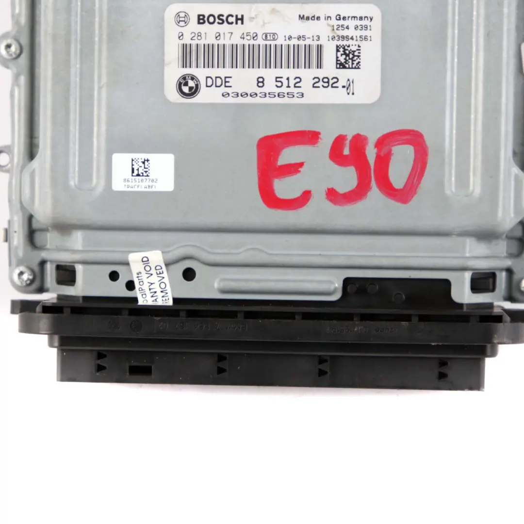 BMW E90 E91 LCI N47N 318d 143HP Unidad Control del Motor ECU DDE 8510832 Manual - SKU 8512292 - Número de pieza 8512292