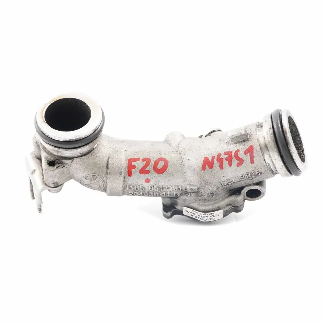 N47S1 Connecting Tube Pipe Turbocharger BMW F10 F20 F30 125d 325d 525d - SKU 8512391 - Part number 8512391