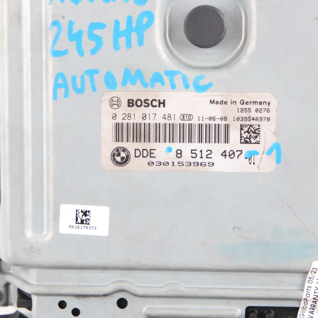 30dX Diesel N57 245HP ECU Kit DDE 8506570 + CAS3 + Keys to BMW X5 E70 LCI X6 E71 with Part number 8512407 BMW X5 E70 LCI X6 E71 30dX Diesel N57 245HP ECU Kit DDE 8506570 + CAS3 + Keys - SKU 8512407-1 - Part number 8512407