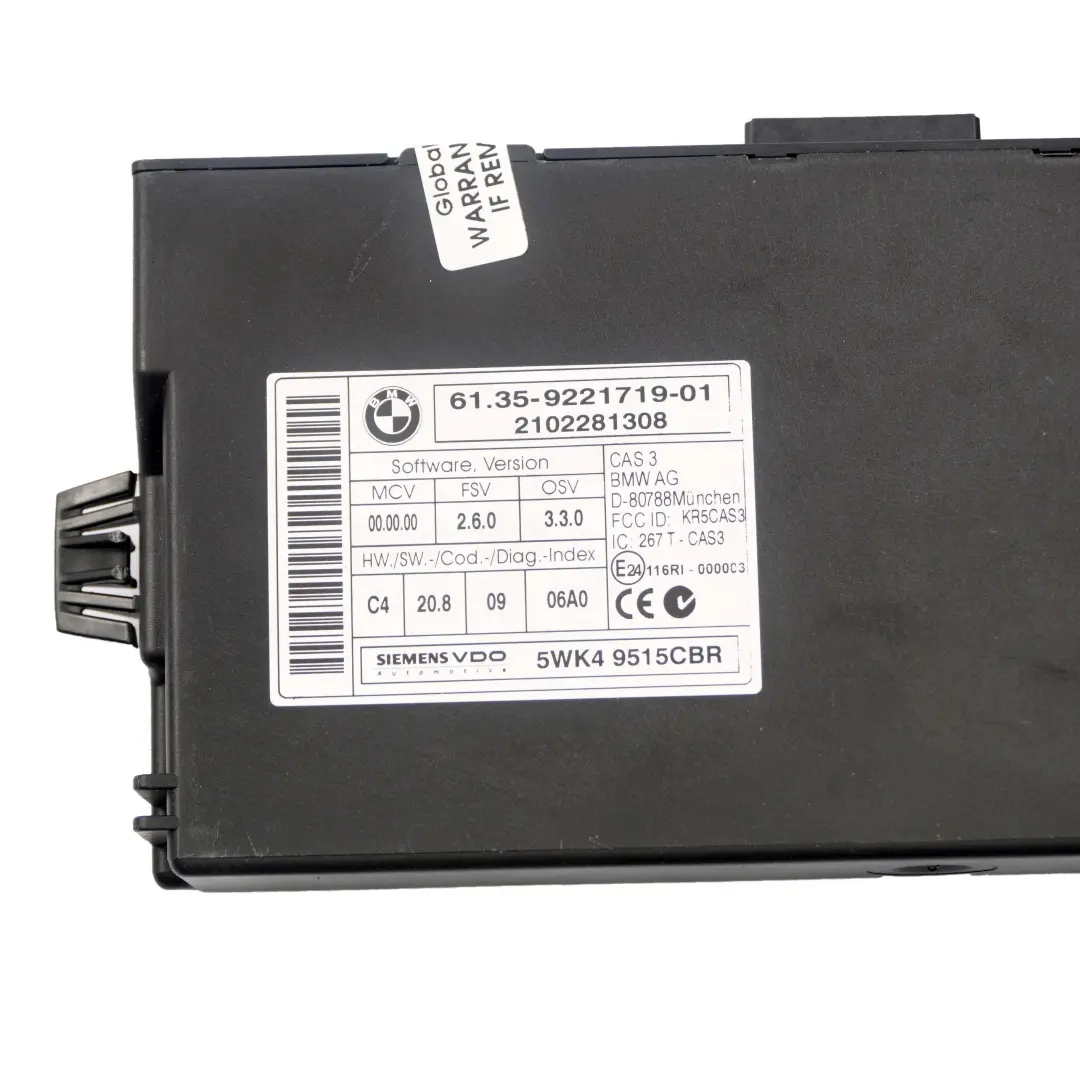 N47N 112HP Diesel Engine ECU Kit DDE CAS3 Key Mini Cooper D R60 ALL4 - SKU 8512415-2 - Part number 8512415